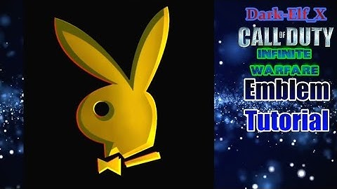 Infinite Warfare Emblem - Playboy Gold (Darkelf X) Call of Duty