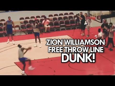 Vertical jump Zion Williamson 