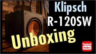 Klipsch R-120SW unboxing &amp; sound Testing🔊🔊🔊