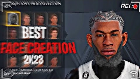 *NEW* COMP/DRIPPY FACE CREATION IN NBA 2K23 ☔️! THE MOST INTIMIDATING FACE CREATION IN THE GAME!🦋