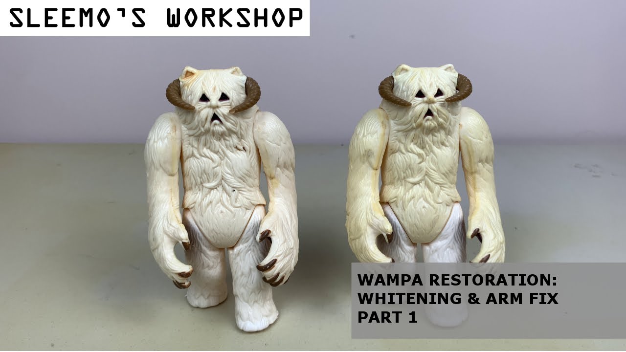 Wampa Restoration: Whitening & Arm Fix Part 1