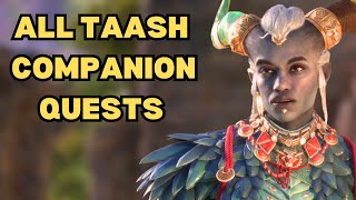 All Taash Companion Quest with Timestamp - Dragon Age Veilguard
All Taash Companion Quest with Timestamp - Dragon Age Veilguard All Taash Companion Quest with Timestamp - Dragon Age Veilguard
