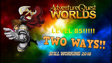 AQW - How To Level Up To Level 85 (EXTREMELY FAST) Two Methods * With Grimore 3.8 Bot