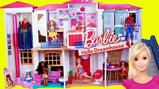 NEW BARBIE DOLLHOUSE! 2016 Hello Barbie Dreamhouse Smart Home Voice Activated Slide & Elevator House