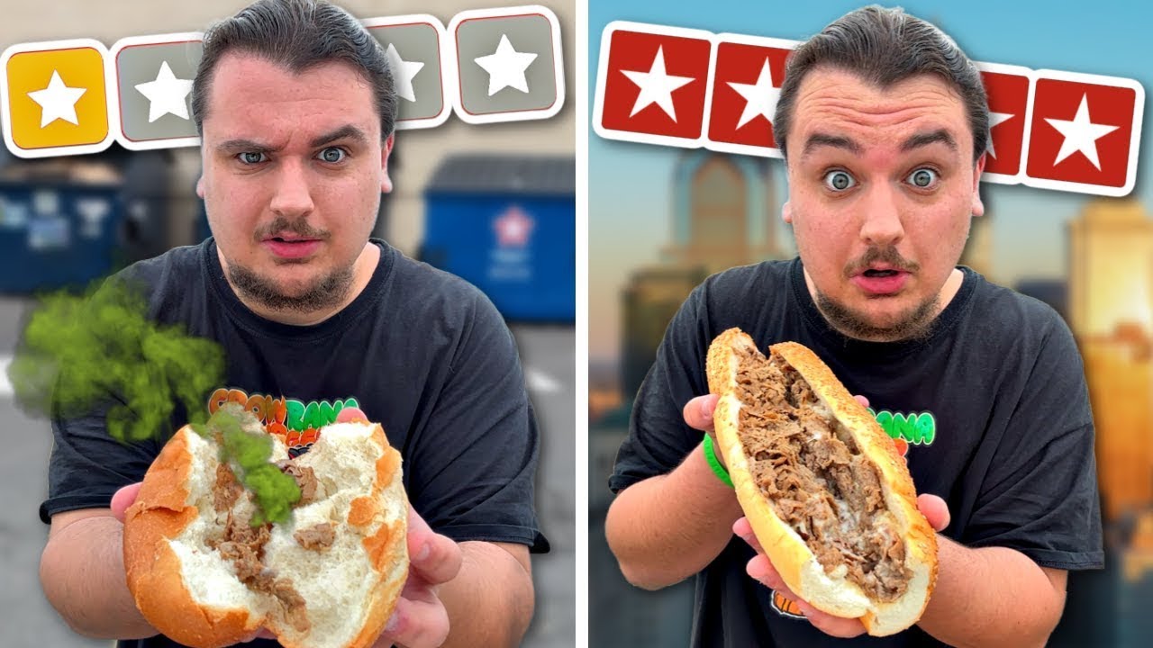 I Ate The WORST vs BEST Cheesesteak In Philly *1 STAR*