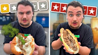 I Ate The WORST vs BEST Rated Cheesesteak In Philly *1 STAR*