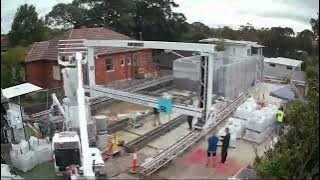 Genesis: Time lapse of the first full-scale 3D printed homes