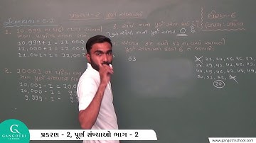 ધોરણ - 6 । ગણિત । પ્રકરણ - 2 પૂર્ણ સંખ્યાઓ  । ભાગ - 2