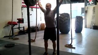 Griff 250lb Behind the neck Split Jerk 4/2011