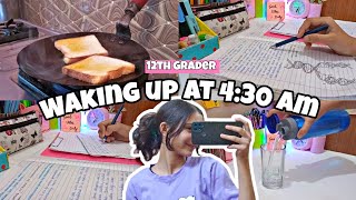 Waking up at 4:30am to study 🌷 4am study Routine 🌱 12th grader🦋 Morning Routine 🍧 How to make notes