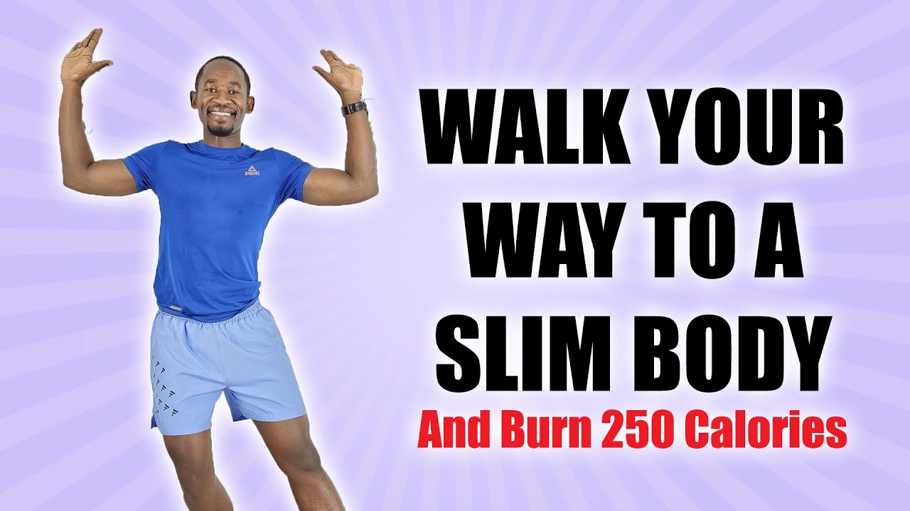 WALK YOUR WAY TO A SLIM BODY 30Minute Walking In Place Exercise Bursn