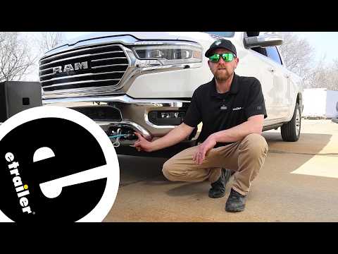 Set up: Pollak 6-Pole, Round Pin, Plastic Trailer Wiring Socket w/ Rubber Boot on a 2019 Ram 1500