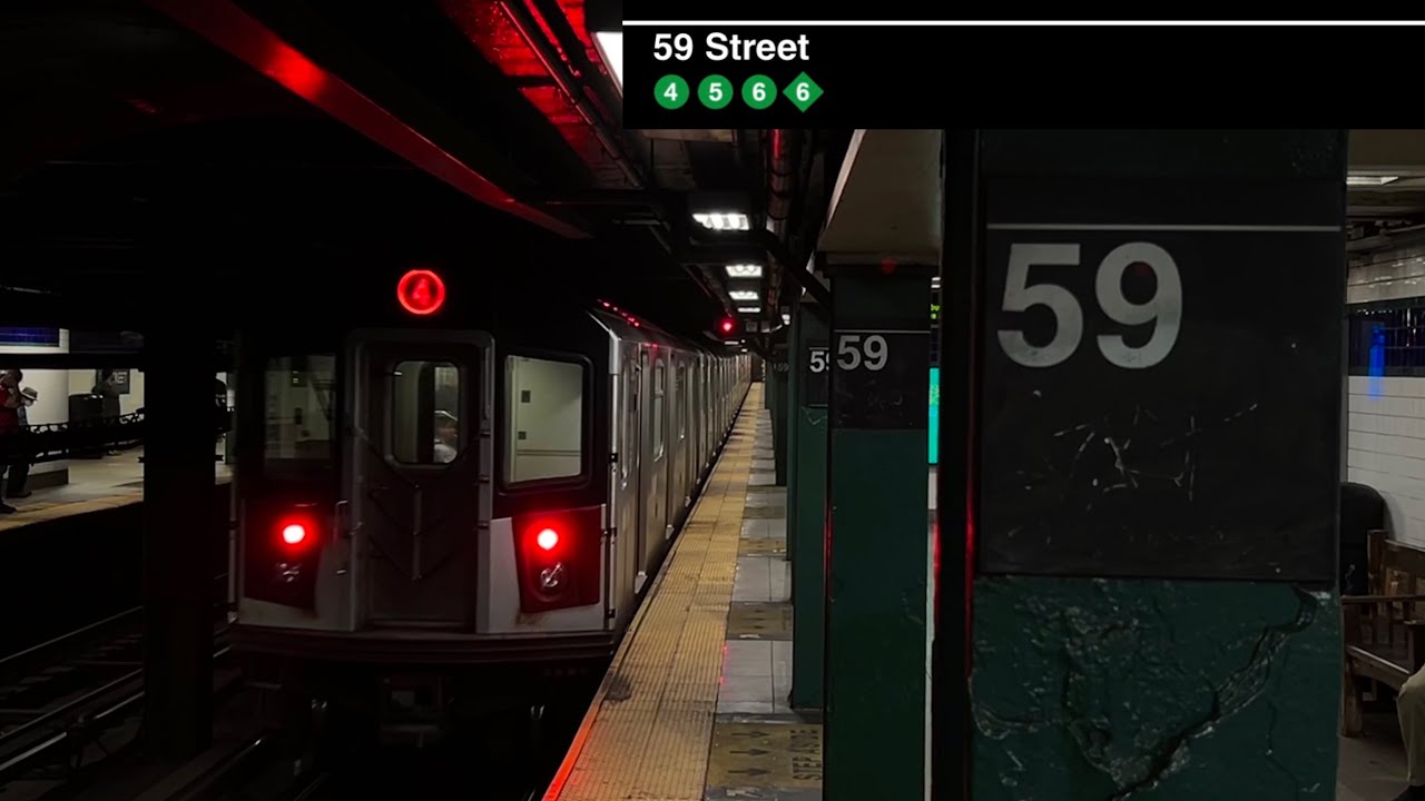 IRT Lexington Avenue Line | (4) and (5) Train Action at Lexington Av/59 ...
