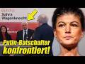 Journalist KONFRONTIERT Putin-Botschafter Bei Wagenknecht-Veranstaltung! Der DROHT Mit Rache!