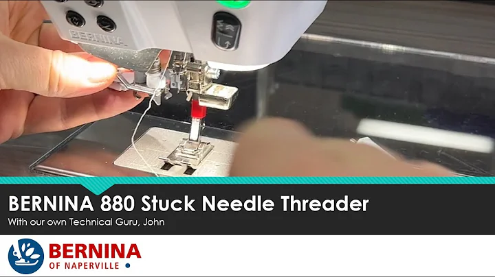 BERNINA 880 Stuck Needle Threader