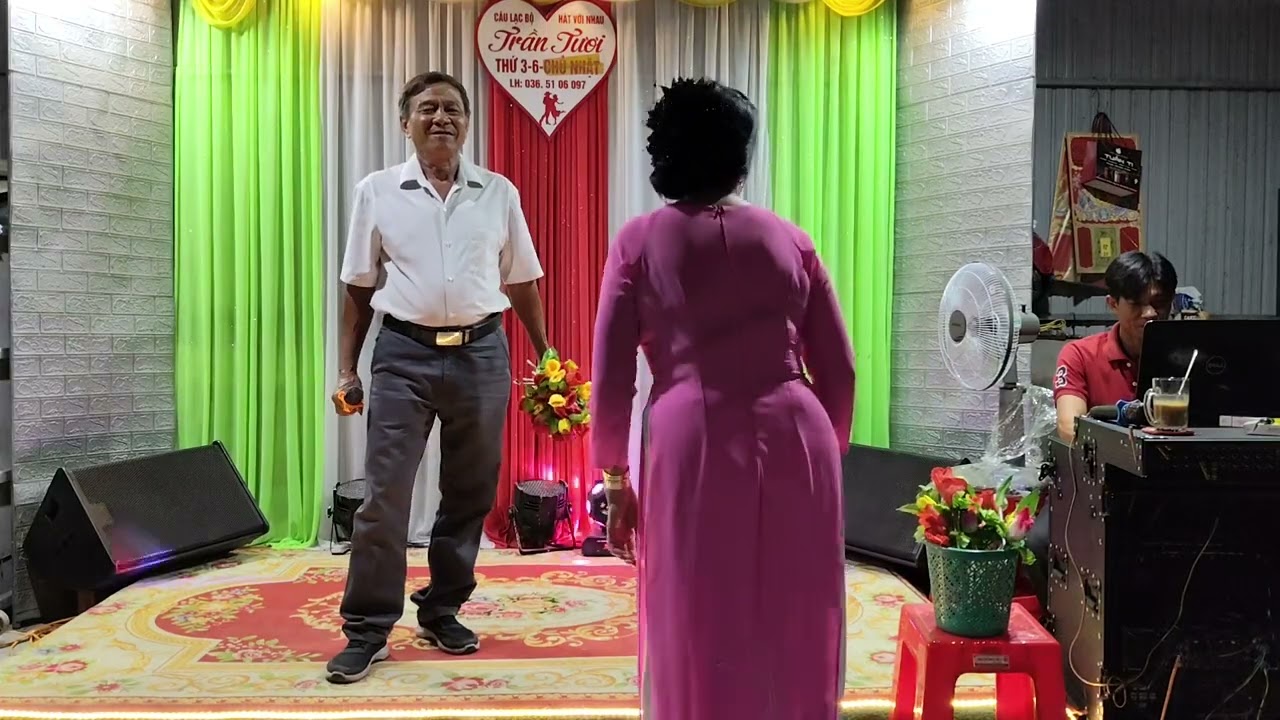 Anh Khánh giao lưu CLB trần tươi ca khúc đường trần lá đổ 