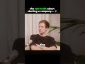 The raw truth about starting a company... 🛠️