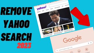 How To Change Yahoo To Google In Chrome | From Yahoo To Google On Chrome