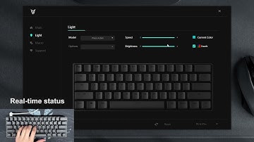 TK61 Pro Mechanical Keyboard - Backlight Setting