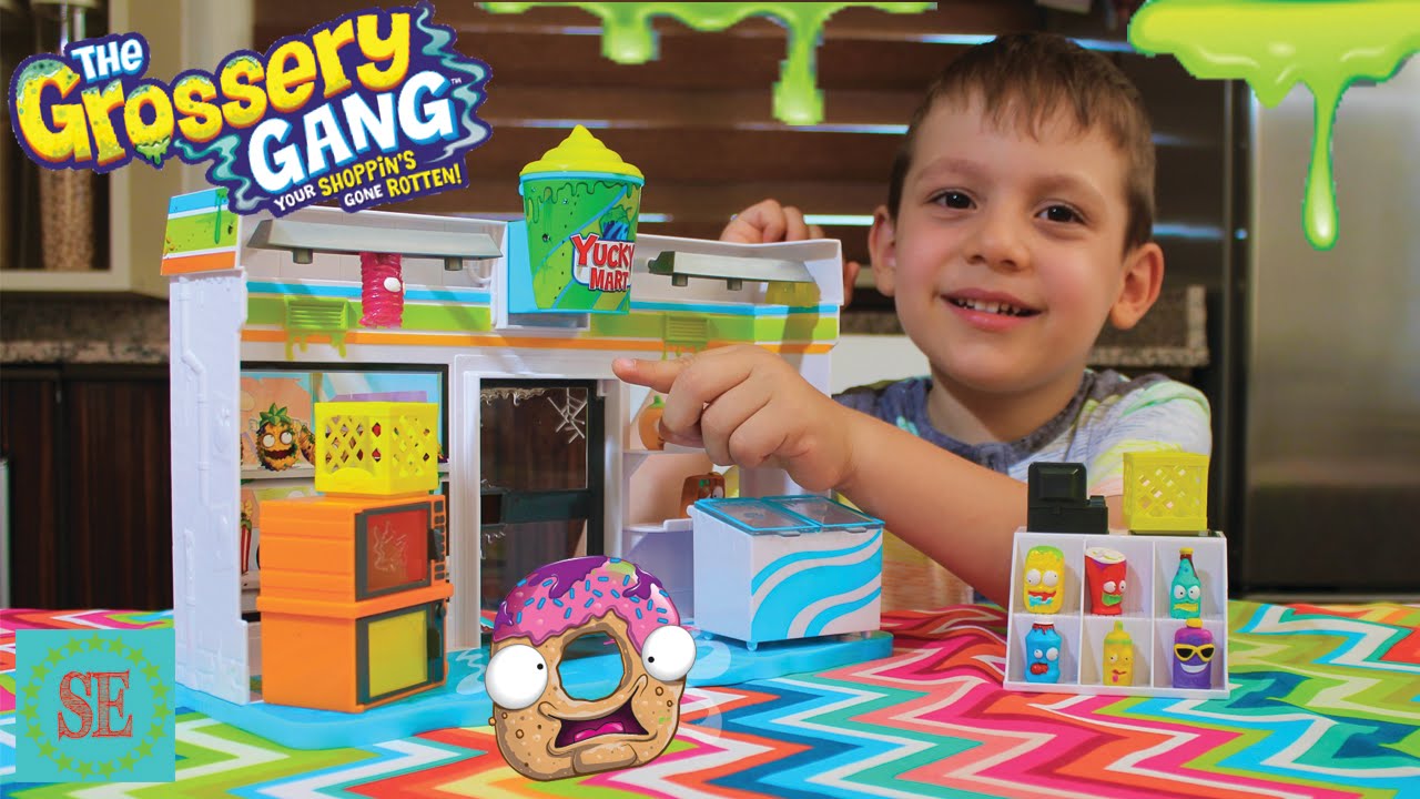 Противный магазин гнилых продуктов Новые игрушки Thash pack Grossery gang Yucky mart Moose toys