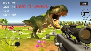 Dinosaur Hunter Dino City 2017 | Last 5 Levels screenshot 2