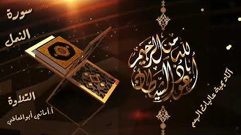 سورة النمل :  التلاوة للآيات من 67 إلى 81 ( التلاوة برواية حفص )