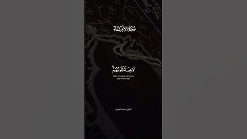 ماتيسر من سورة الانبياء - القارئ : احمد النفيس #tiktok #quran_h2o