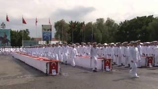 Hatay İskenderun Deni̇z Er Eği̇ti̇m Alayi -20162-Yemi̇n Töreni̇ Askerler Tören Alanina Gi̇ri̇ş Yapiyor