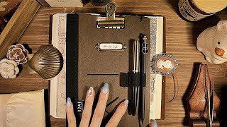 ASMR Immersive Collage Journaling 🌹 빈티지 다꾸 Scrapbooking | Junk Journal Ideas | hwaufranc