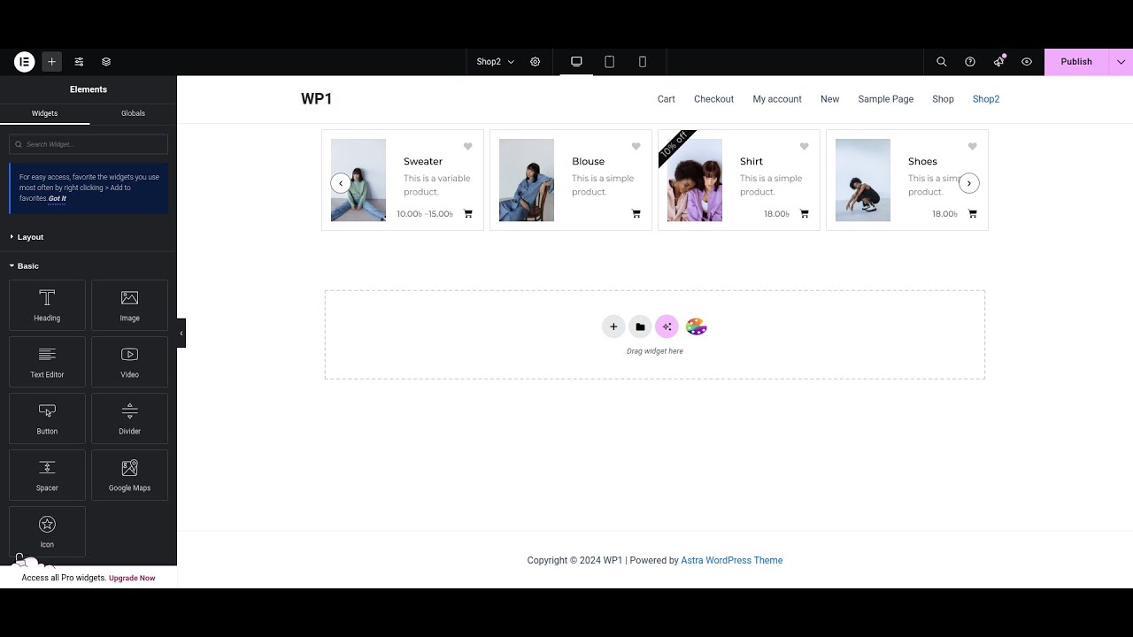 Product Slider with Elementor Addon in WooCommerce Store - YouTube