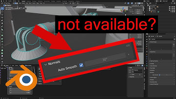 Blender Quick Tip | Auto Smooth Function not available? Try this!