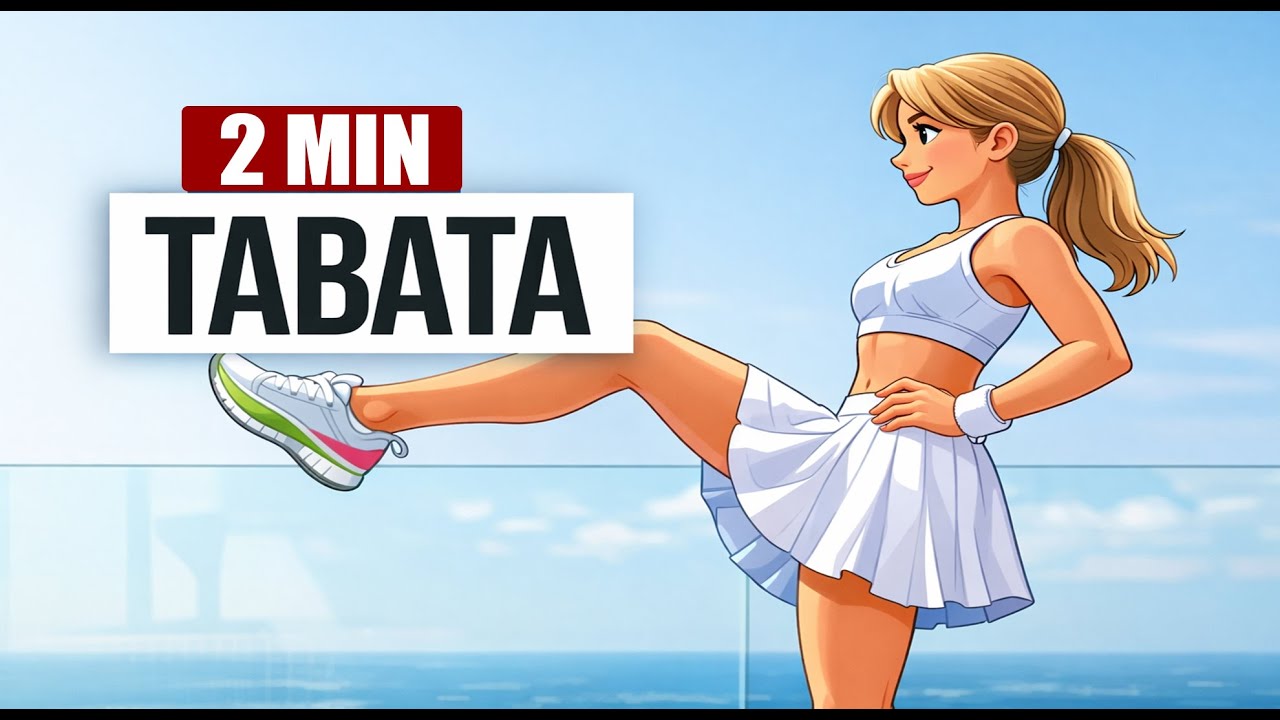 🔥2-минутная тренировка Табата | Быстро сжигайте жир всего за 2 минуты!