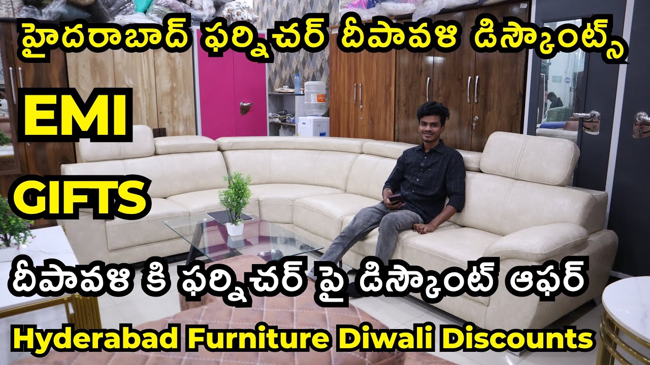 Diwali Discount Offers on Luxury Sofas and Beds in Hyderabad Furniture