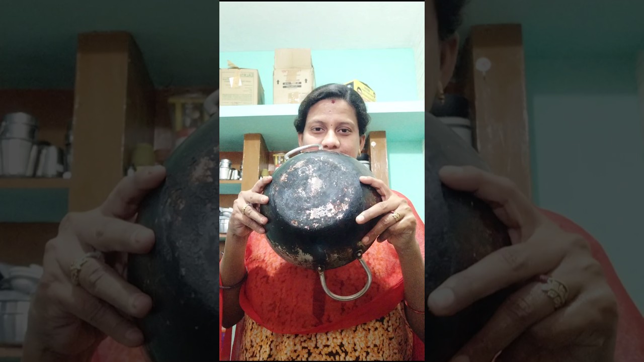 Cleaning burned pan❌