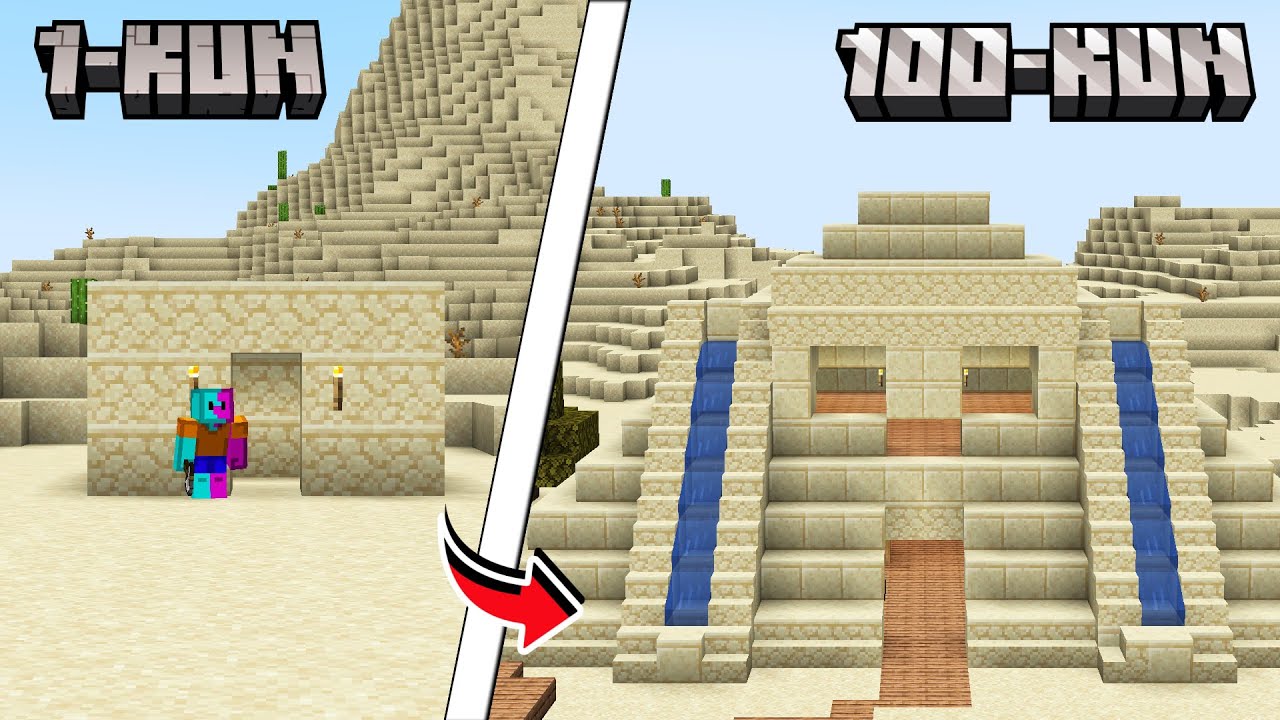 MAN MINECRAFTDA 100 KUN CHO'LDA YASHADIM (Part 2)