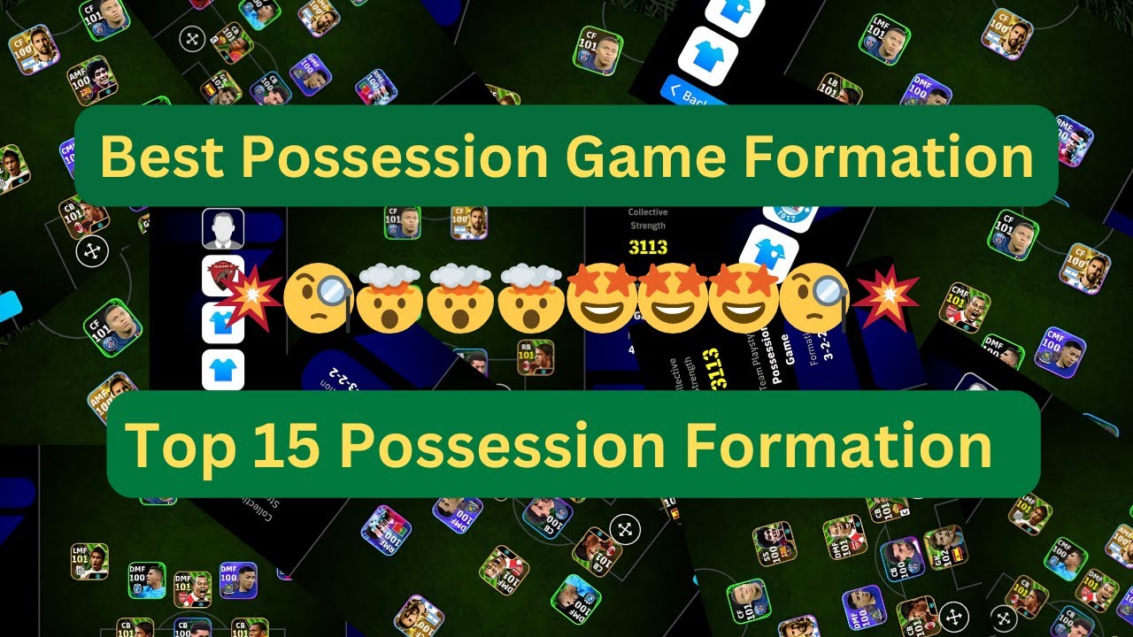 Top 15 Possession Game Formation | Division 1 | New Formation Update ...
