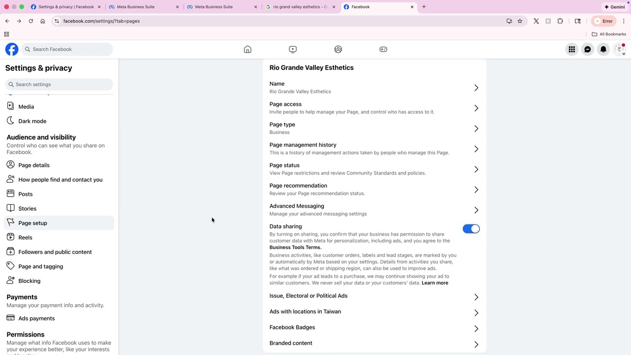 How To Change A Business Pages Name On Facebook, That You Own On iMac Chrome Browser.