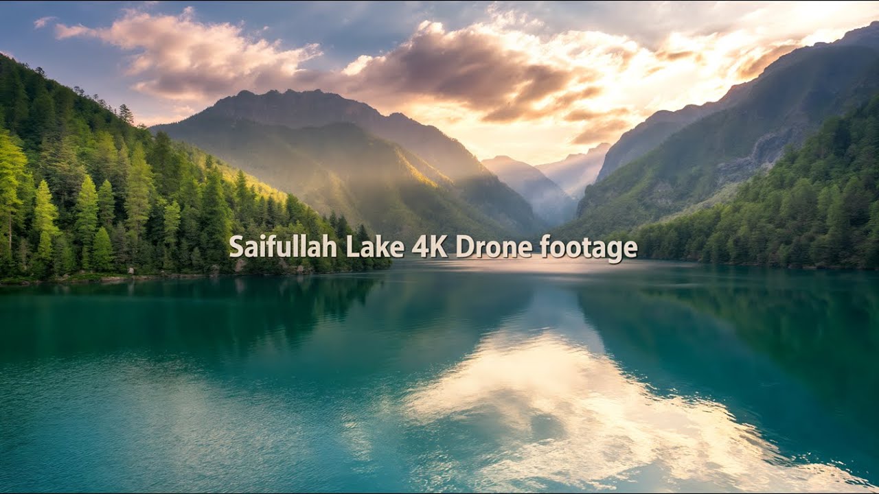🌄 Saifullah Lake in Stunning 4K – A Mesmerizing Drone Journey over Kalam Valley 🇵🇰