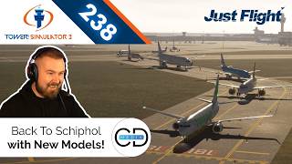 Back To Schiphol with New Models - Tower! Simulator 3, Episode 238