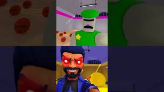 Roblox - LILY POLICE FAMILY PRISON VS BUFF POLICE FAMILY PRISON JUMPSCARE #roblox #shorts