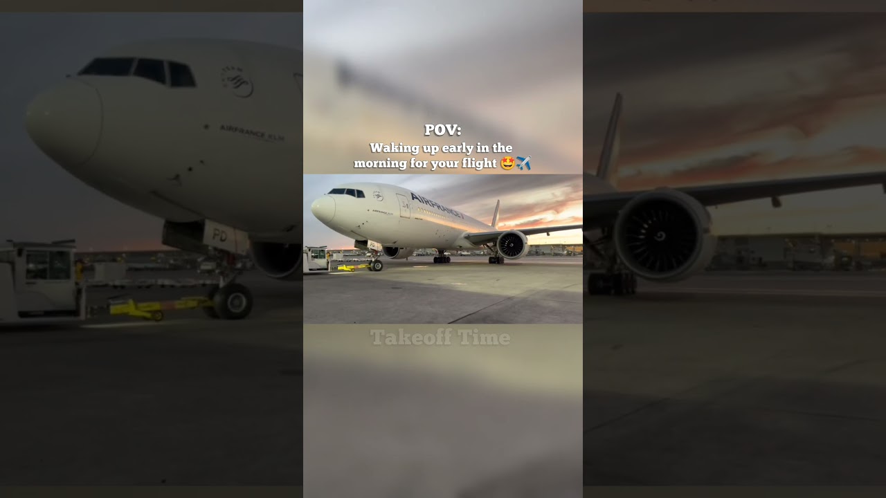 Waking Up Early In The Morning For Your Flight🤩