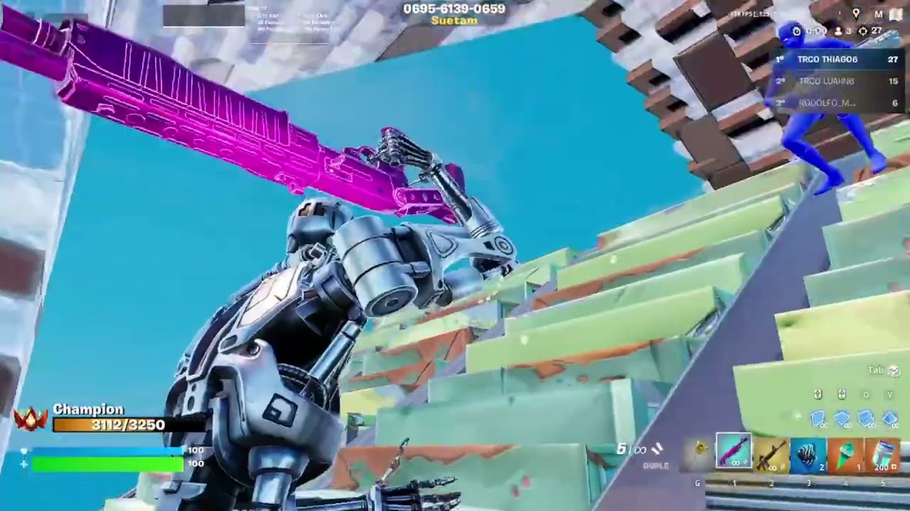 FORTNITE 3: Luahn sendo moggado como sempre