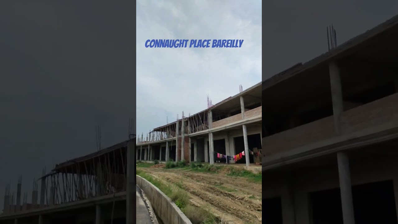 Construction work in progress for Connaught market Bareilly | Connaught place | Commercial Complex