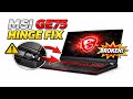 MSI GE75 Broken Hinge Easy Repair!