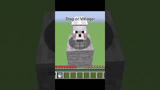 Minecraft dog or villager #music #boywithuke #song #artist #cover #dream #minecraft #minecraftlovers