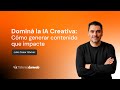 🚀 Taller EN VIVO: IA Creativa para crear contenido PRO en minutos (sin diseño ni edición)