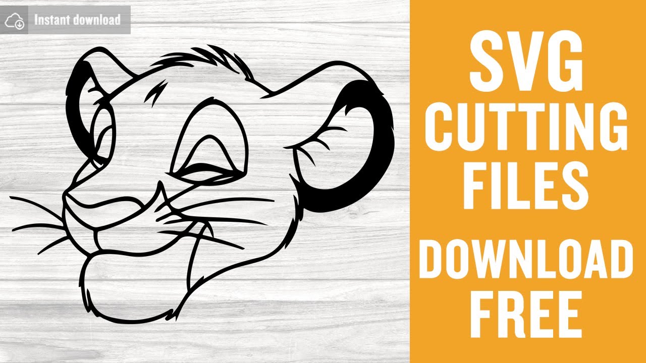 Download Simba Svg Free Cut Files For Cricut Free Download Youtube PSD Mockup Templates