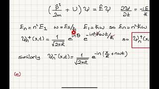 A Free Particle on a Circle - 2
