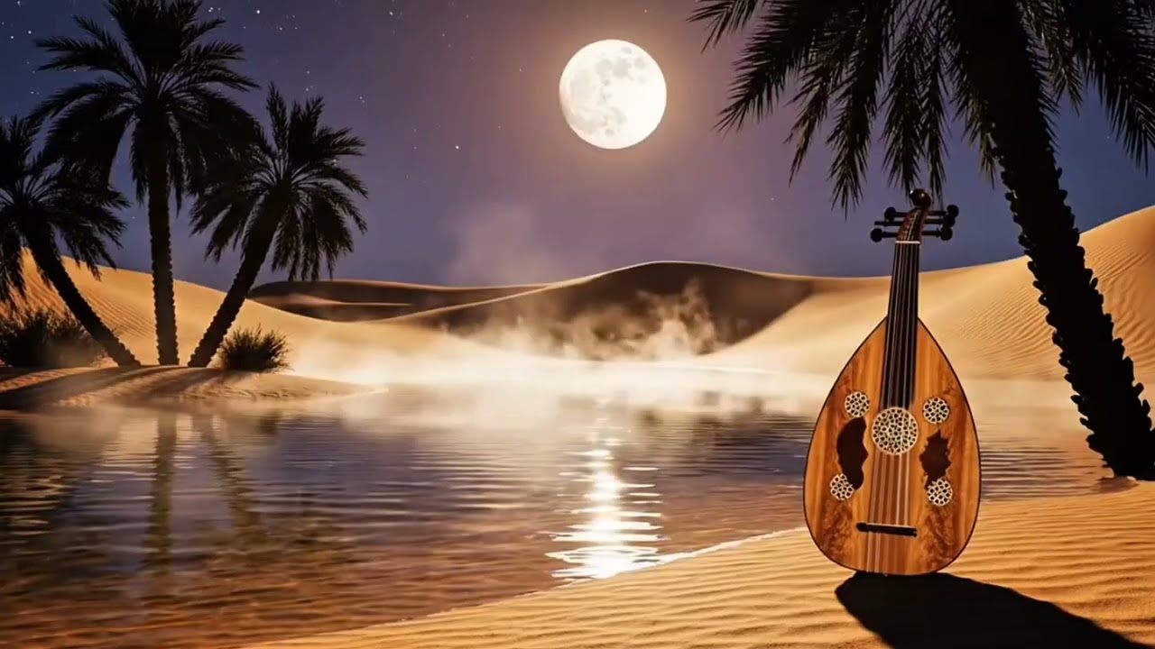 موسيقى العود العربية للتأمل والاسترخاء | واحة الصحراء بأصوات شرق أوسطية هادئة