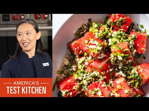 How to Make a Watermelon Salad with Cotija and Serrano Chiles | America